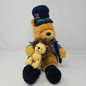 Disney Winnie‎ The Pooh Circus Ringmaster Lion Tamer 13" Inch Plush Pooh Bear